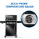 Load image into Gallery viewer, Napoleon Rogue PRO 425 SIB Black 4-Burner Gas Grill with Infrared Side Burner with Accu-Probe temperature gauge on a white background
