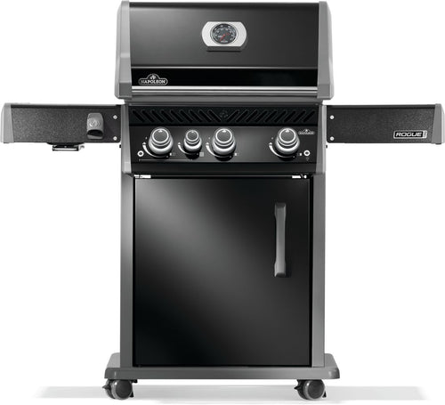 Napoleon Rogue PRO 425 SIB Black 4-Burner Gas Grill with Infrared Side Burner
