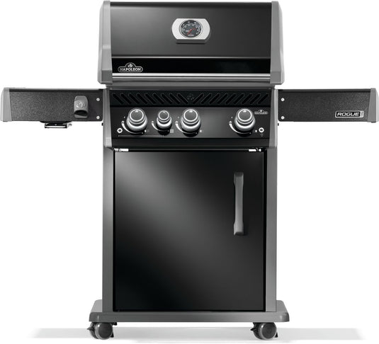 Napoleon Rogue PRO 425 SIB Black 4-Burner Gas Grill with Infrared Side Burner