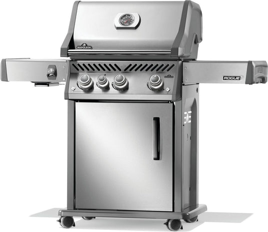 Napoleon Rogue® PRO 425 Stainless Steel Gas Grill with Infrared Side Burner and 4 Burners