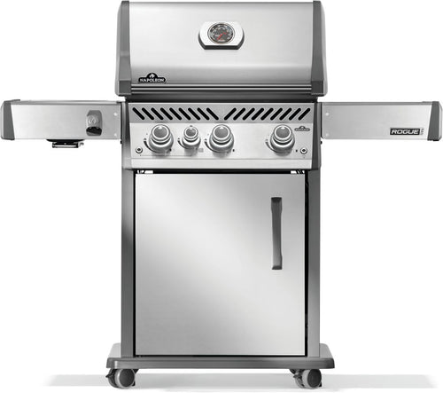 Napoleon Rogue® PRO 425 Stainless Steel Gas Grill with Infrared Side Burner and 4 Burners