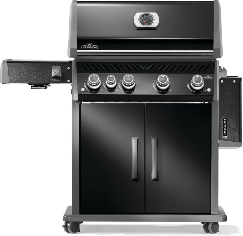 Load image into Gallery viewer, Napoleon Rogue PRO 525 SIB Black Gas Grill with Infrared Side Burner and 5 Burners
