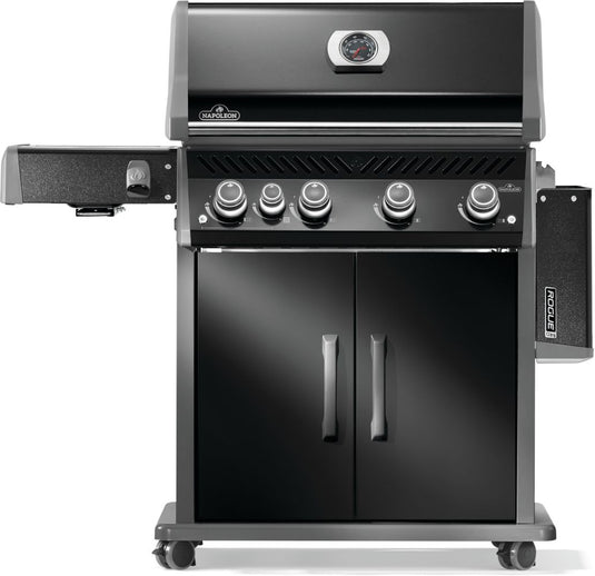 Napoleon Rogue PRO 525 SIB Black Gas Grill with Infrared Side Burner and 5 Burners