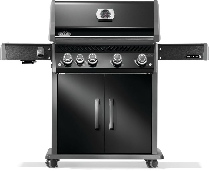 Napoleon Rogue PRO 525 SIB Black Gas Grill with Infrared Side Burner and 5 Burners