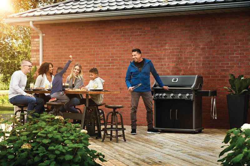 Load image into Gallery viewer, Napoleon Rogue XT 625 SIB Grill with Infrared Side Burner – 6 Burner BBQ, available in Natural Gas and Propane

