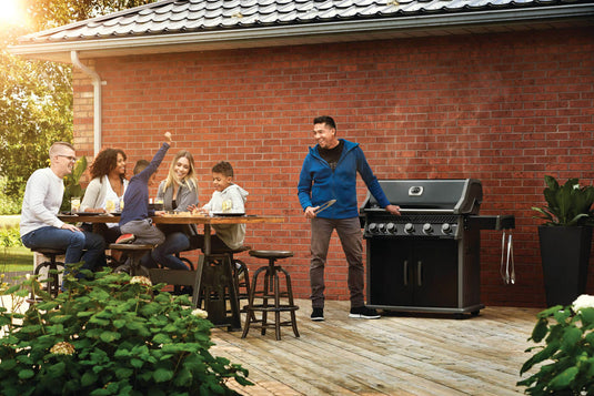 Napoleon Rogue XT 625 SIB Grill with Infrared Side Burner – 6 Burner BBQ, available in Natural Gas and Propane