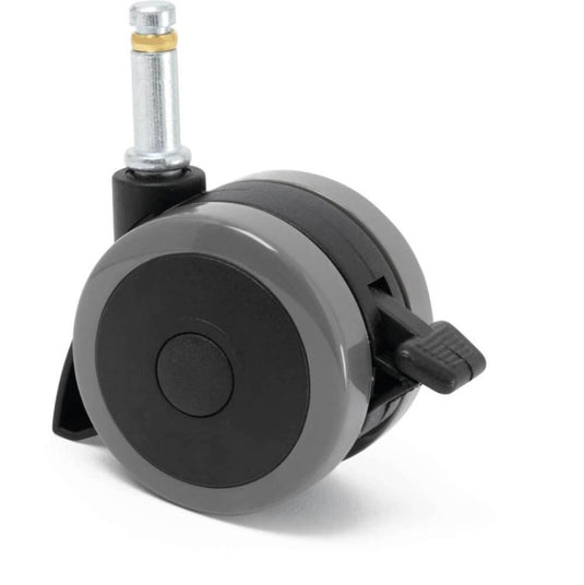 Napoleon S82001 gray and black 3-inch locking replacement caster wheel with metal mounting stem