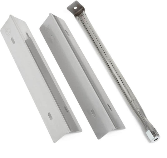Napoleon S87012 replacement kit with one stainless steel tube burner and two stainless steel sear plates for Prestige PRO 665 and 825 gas grills