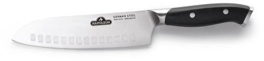 Napoleon Santoku Knife with 7-Inch German Stainless Steel Blade and Granton Edge for Precise Cutting