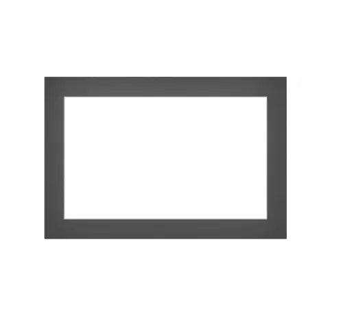 Napoleon small 4-sided gunmetal faceplate for Oakville X4 Series gas fireplace, for use with 3-sided backerplate