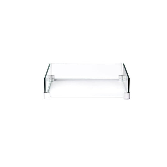Napoleon Square Windscreen for Muskoka, Victorian, and Hamptons Patioflame Tables – Tempered Glass Wind Guard