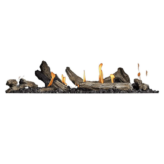 Napoleon Standard Driftwood Log Set for 46 inch Direct Vent Ascent Linear Premium Fireplace