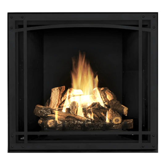 Napoleon STARfire 35 Top Vent Gas Fireplace HDX35NT with Tall Flame Burner and NIGHT LIGHT