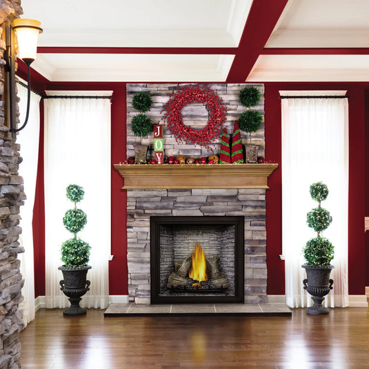 Napoleon STARfire 52 Deluxe Top Vent Gas Fireplace HDX52NT-2 with PHAZER Logs and NIGHT LIGHT