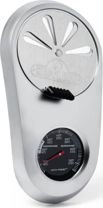 Napoleon Temperature Gauge for PRO Charcoal Kettle Grills – Replacement ACCU-PROBE™ thermometer with top vent control