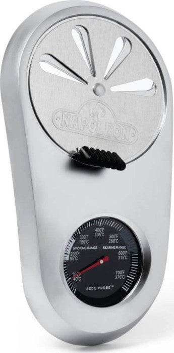 Napoleon Temperature Gauge for PRO Charcoal Kettle Grills – Replacement ACCU-PROBE™ thermometer with top vent control
