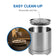 Load image into Gallery viewer, Napoleon Timberwolf smokeless fire pit with removable ash pan lifted out for easier ash cleanup
