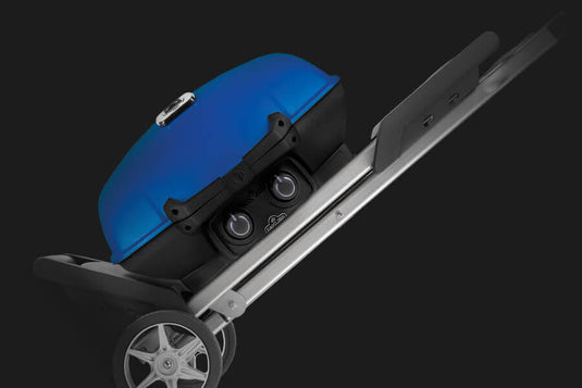 Napoleon TravelQ™ 285X Blue with Scissor Cart-2 Burners