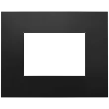 Napoleon trimmable black backerplate for Rosedale 3 gas insert covering oversized fireplace opening