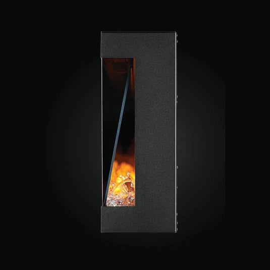 Napoleon Trivista Pictura 50" 3-sided wall-mounted electric fireplace with multicolored LED ember bed and crystal media