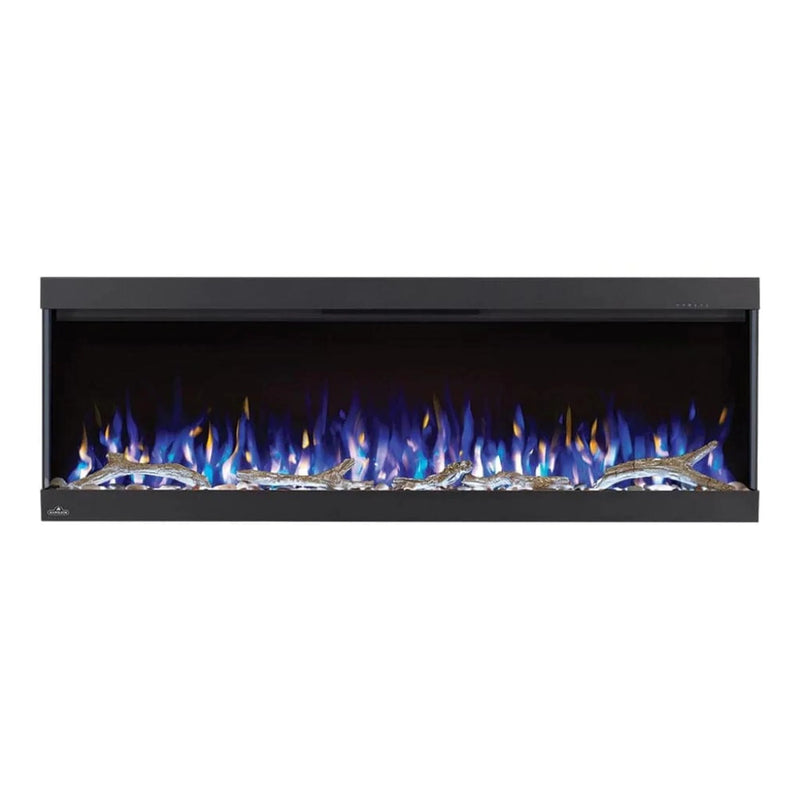 Load image into Gallery viewer, Napoleon Trivista Pictura 50" 3-sided wall-mounted electric fireplace with multicolored LED ember bed and crystal media
