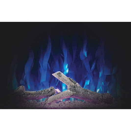 Napoleon Trivista Primis 60-inch 3-sided built-in electric fireplace with logs and crystal media