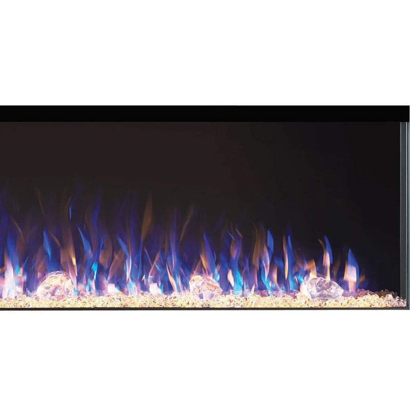Load image into Gallery viewer, Napoleon Trivista Primis 60-inch 3-sided built-in electric fireplace with logs and crystal media
