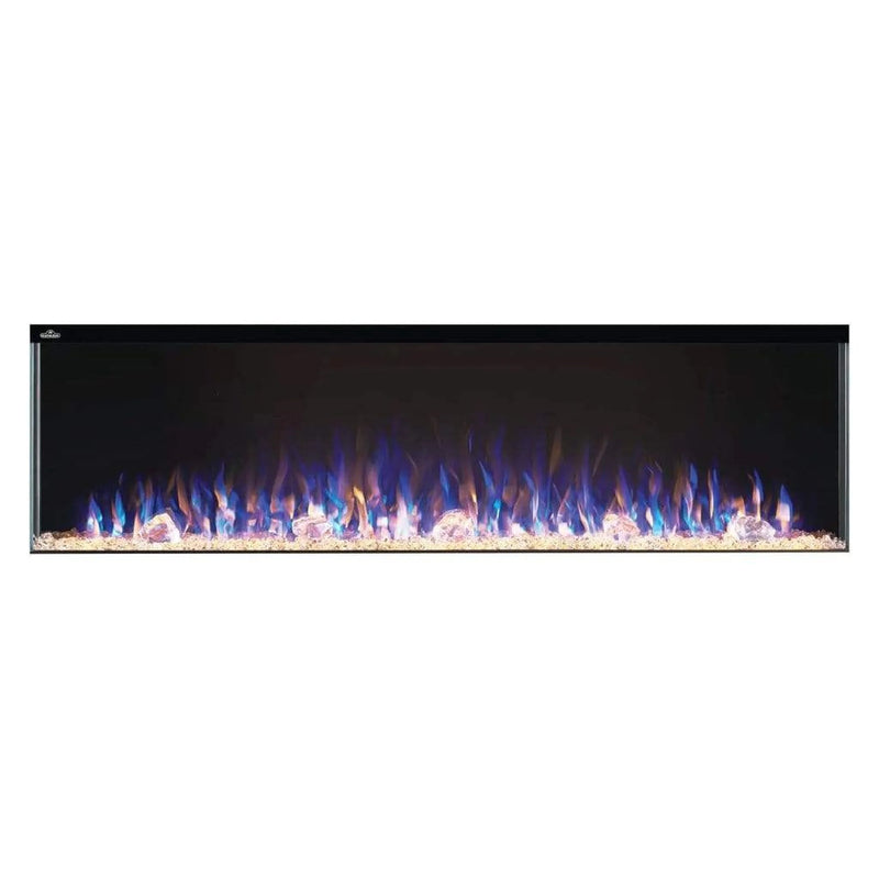 Load image into Gallery viewer, Napoleon Trivista Primis 60-inch 3-sided built-in electric fireplace with logs and crystal media
