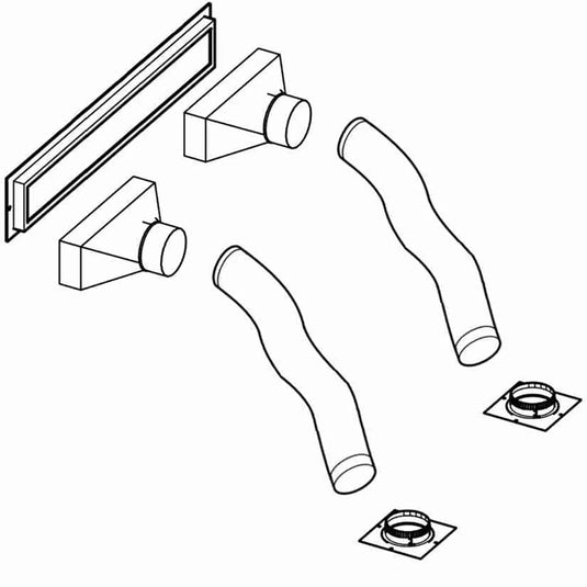 Napoleon Universal Heat Management System front grill for fireplace heat distribution