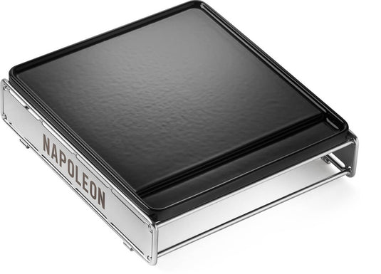 Napoleon Porcelain-Enameled Cast Iron Griddle for Infrared Sizzle Zone – perfect for searing, grilling, and flat-top cooking on Rogue XT and Legend grills