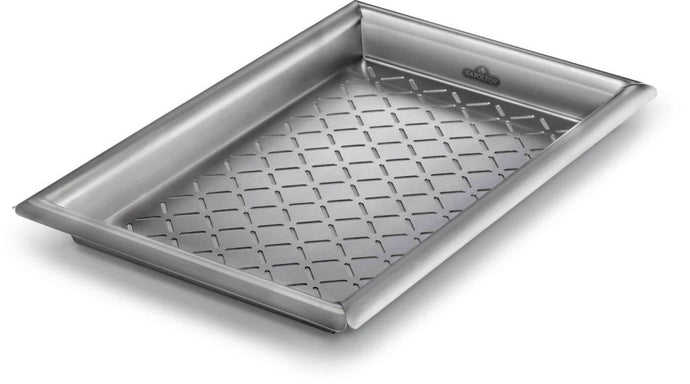 Napoleon Stainless Steel Topper for Rogue and Freestyle BBQ Grills – ideal for grilling vegetables and small foods with smoky flavor