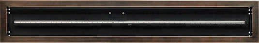 48"x 6" Linear Oil Rubbed Bronze Drop-In Pan with Match Light Kit - Propane