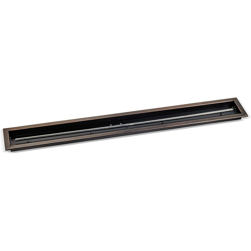 Load image into Gallery viewer, 60&quot; x 6&quot; Oil Rubbed Bronze Linear Drop-In Fire Pit Pan
