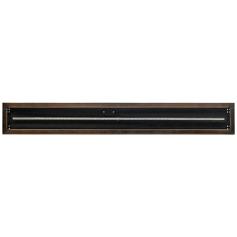 Load image into Gallery viewer, 60&quot; x 6&quot; Oil Rubbed Bronze Linear Drop-In Fire Pit Pan
