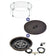 Load image into Gallery viewer, 19" Round Oil Rubbed Bronze Drop-In Pan with Spark Ignition Kit (12 Ring) - Natural Gas Bundle
