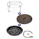 Load image into Gallery viewer, 25" Round Oil Rubbed Bronze Drop-In Pan with Match Light Kit (18" Fire Pit Ring) - Propane Bundle
