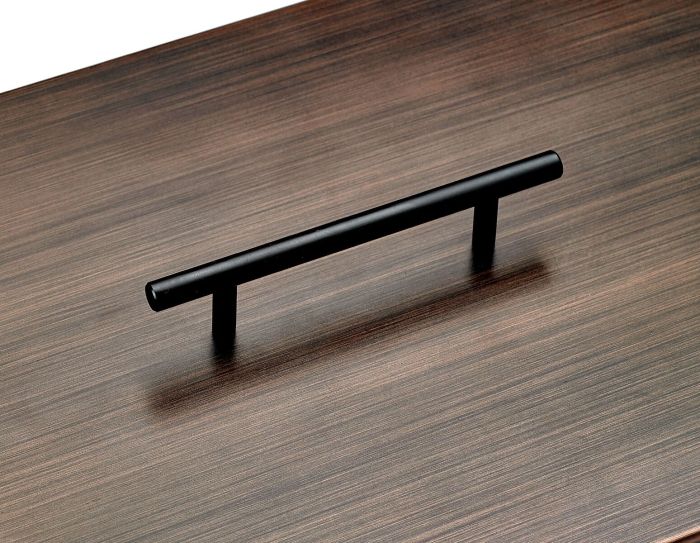 Load image into Gallery viewer, Oil Rubbed Bronze Stainless Steel Cover for Linear Drop-In Fire Pit Pan
