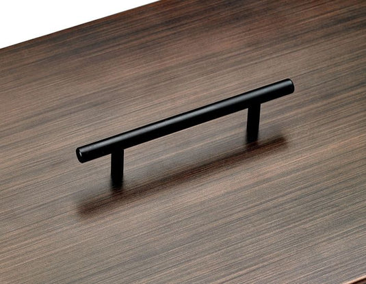 Oil Rubbed Bronze Stainless Steel Cover for Linear Drop-In Fire Pit Pan