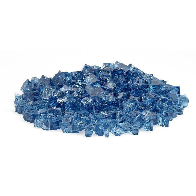 Load image into Gallery viewer, 1/2&quot; Pacific Blue Fire Glass
