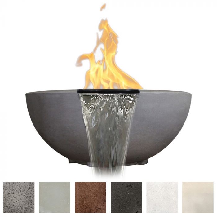 Load image into Gallery viewer, Prism Hardscapes Moderno II Gas Fire and Water Bowl
