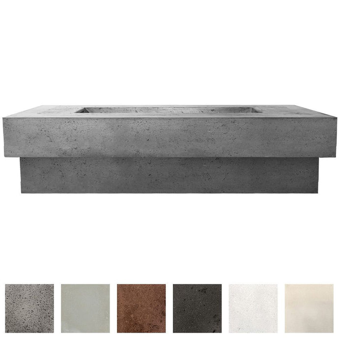 Prism Hardscapes Elevate Concrete Gas Fire Pit