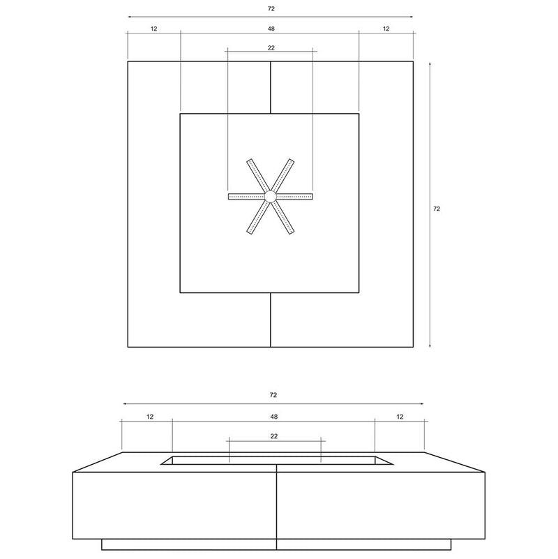 Load image into Gallery viewer, Prism Hardscapes Largo 72&quot; Gas Fire Pit
