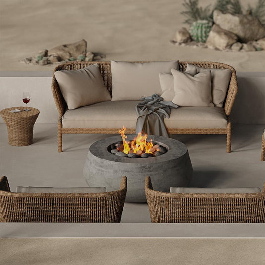 Prism Hardscapes Dune Gas Fire Bowl