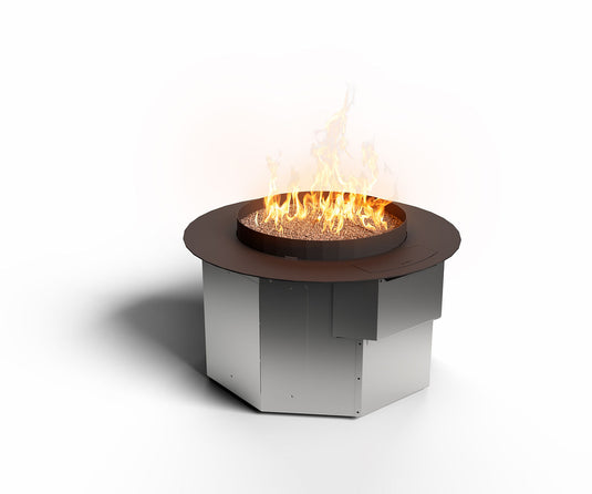 Front view of Planika Comet Outdoor automatic bioethanol burner with BEV® technology