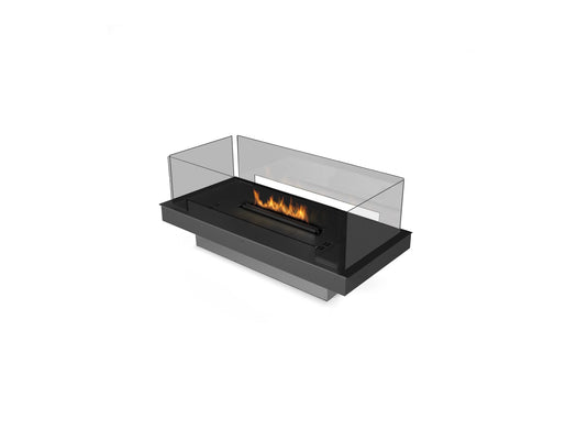 Planika FLA4 23 inch automatic ethanol burner with adaptive frame and glass multi sided fireplace