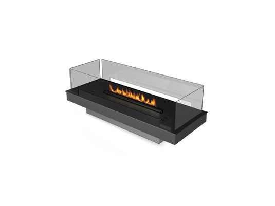 Planika FLA4 31 inch automatic ethanol burner with adaptive frame and glass multi sided fireplace