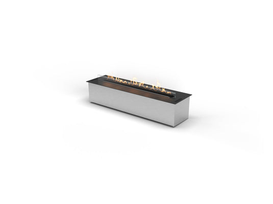 Planika FLA4 39 inch automatic ethanol burner with BEV technology ventless linear fireplace insert