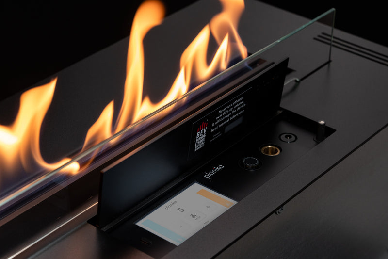 Load image into Gallery viewer, Planika FLA4 automatic ethanol burner with BEV technology ventless linear fireplace insert
