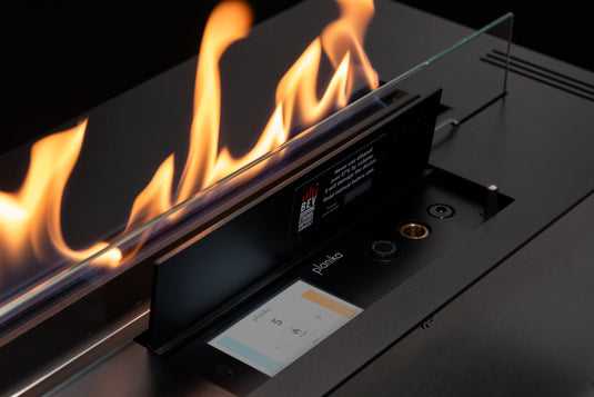 Planika FLA4 automatic ethanol burner with BEV technology ventless linear fireplace insert