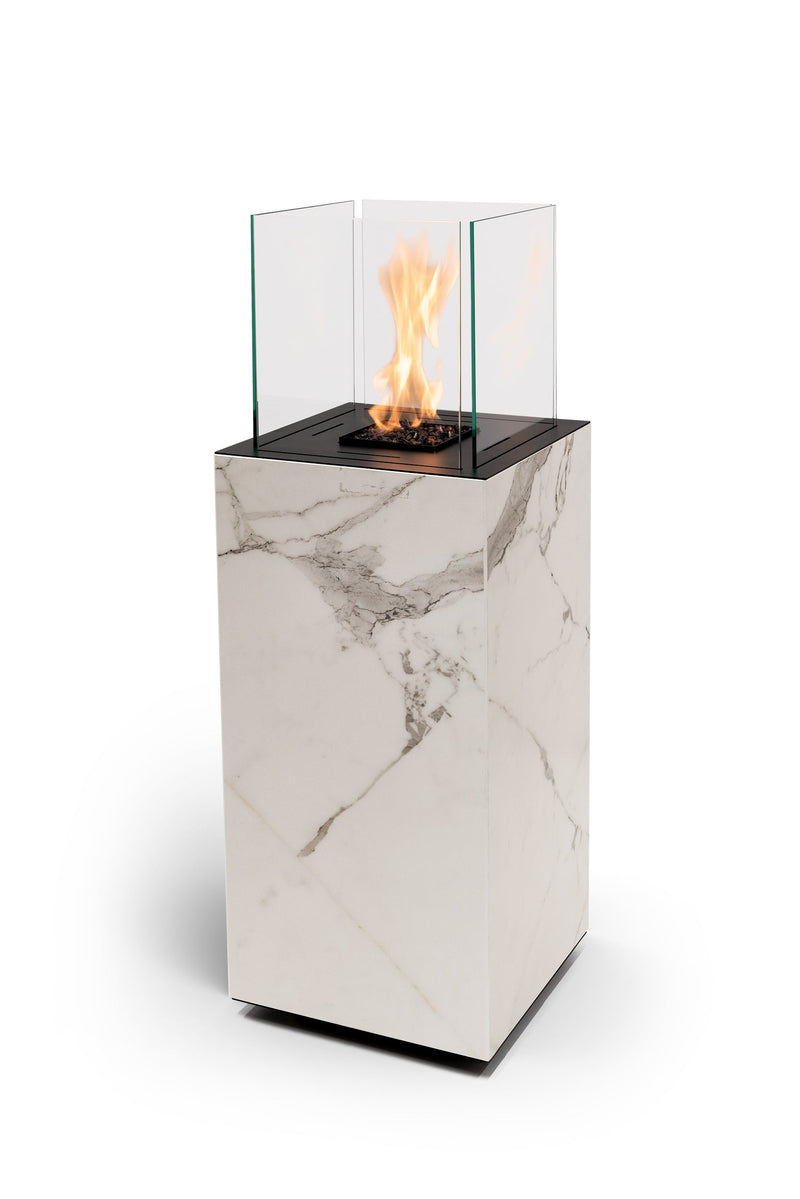 Load image into Gallery viewer, Front view of Planika Porto Daze freestanding outdoor bioethanol fireplace with BEV® technology
